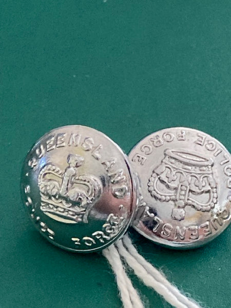 Pair - Queensland Police Buttons