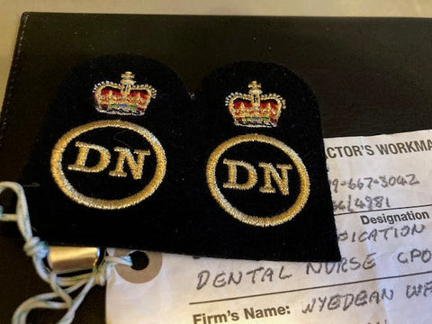 UK - Royal Navy Dental Nurse Sleeve Patch