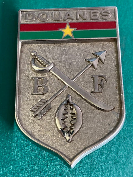 Burkina Faso Customs Breast Badge