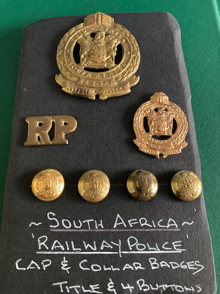 South African Railway Police Badges & Buttons