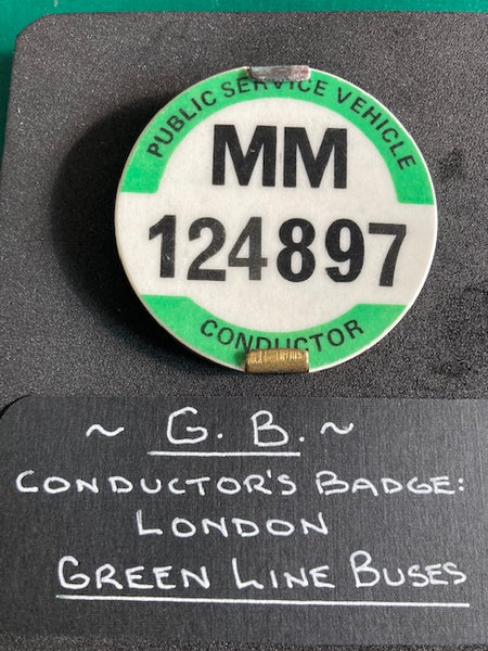 London Bus Conductor's Badge