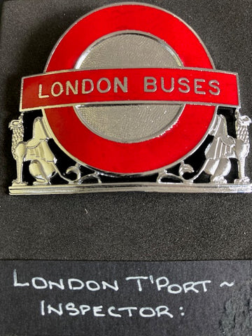 London Buses Transport Inspector's Cap Badge