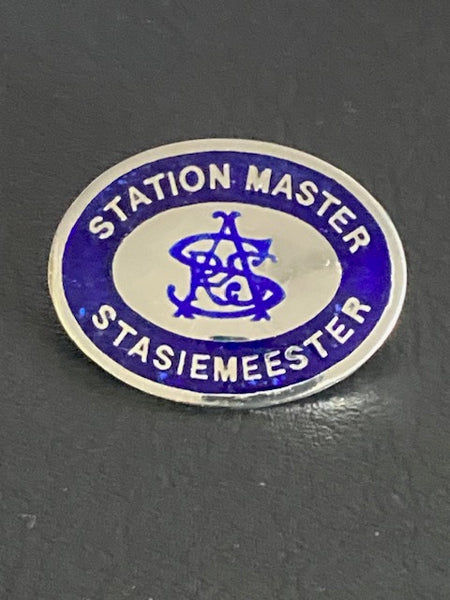 South Africa Railways Station Master Cap Badge