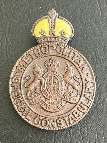 British - Metropolitan Special Constabulary Button Hole Badge