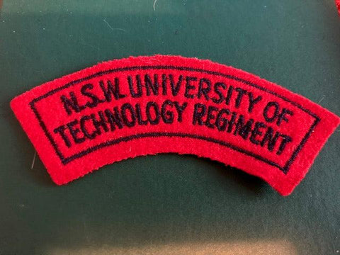 NSW University of Technology Regiment Shoulder Patch