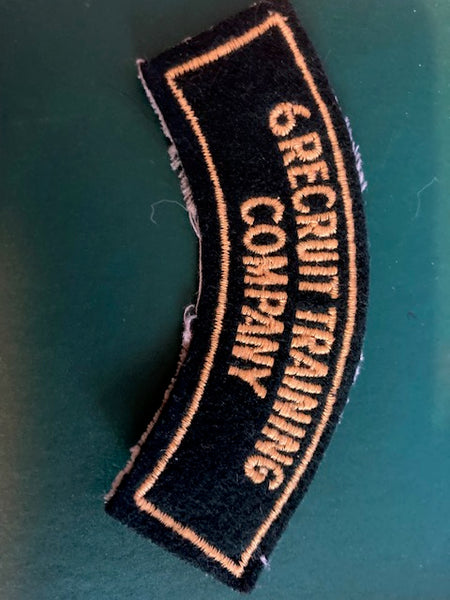 6 Recruit Training Company Shoulder Patch