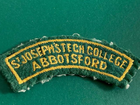 ST Josephs College Shoulder Patch