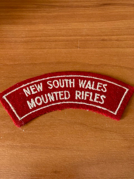 NSW Mounted Rifles Shoulder Patch