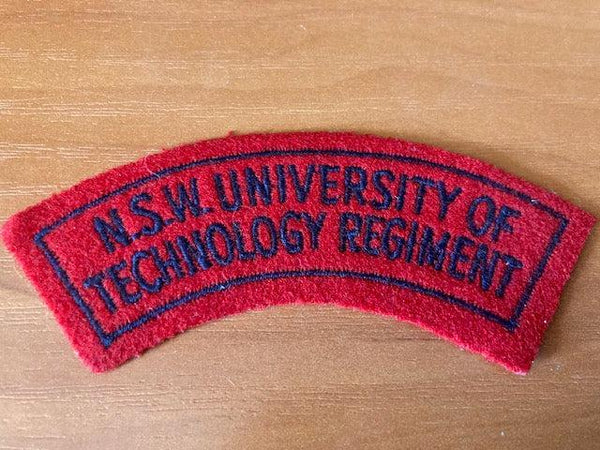 NSW University of Technology Regt Patch