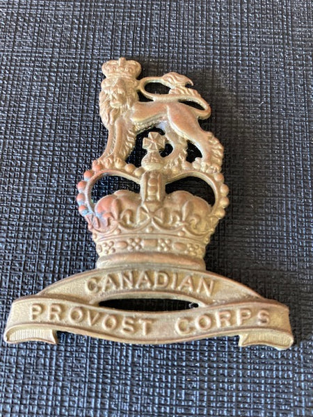 Canadian Provost Corps Cap Badge