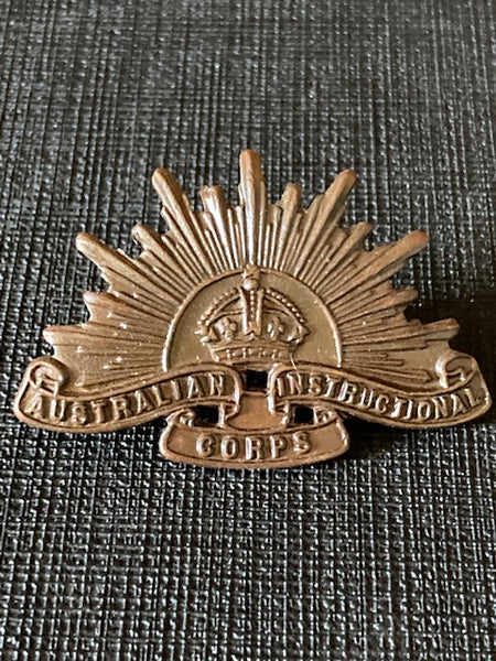 Australian Instructional Corps Collar Badge