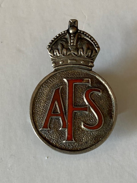 WW2 - Auxiliary Fire Service Silver Badge