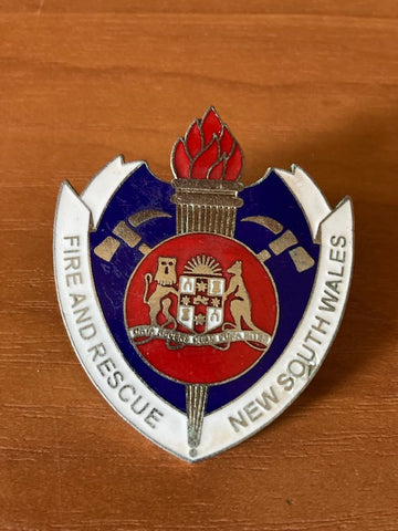 NSW Fire & Rescue Cap Badge