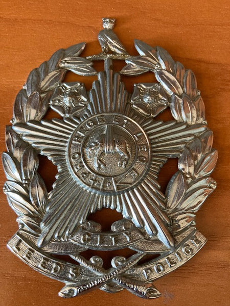 Leeds Police Helmet Plate