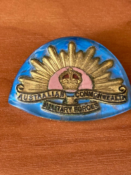 WW2 - Perspex Rising Sun Badge