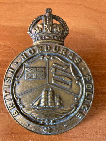 1900 -1920 - British Honduras Police Helmet Badge