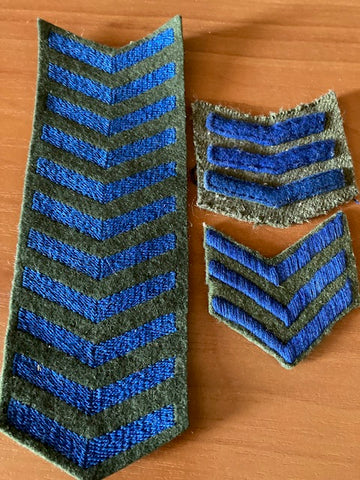 Lot of Service Chevrons