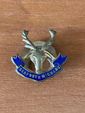 Seaforth Highlanders Association Enamel Badge