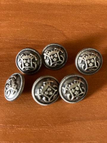 6 - Merchant Marine Uniform Buttons