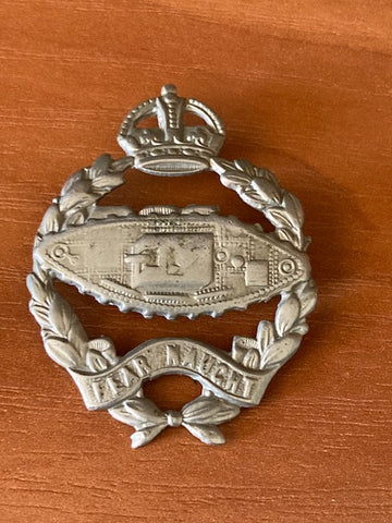 Royal Tank Corps Cap Badge