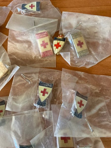 12 - Assorted Red Cross Badges