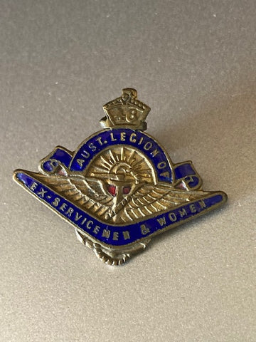 WW2 - Australian Legion of Ex-Servicemen & Women Enamel Badge