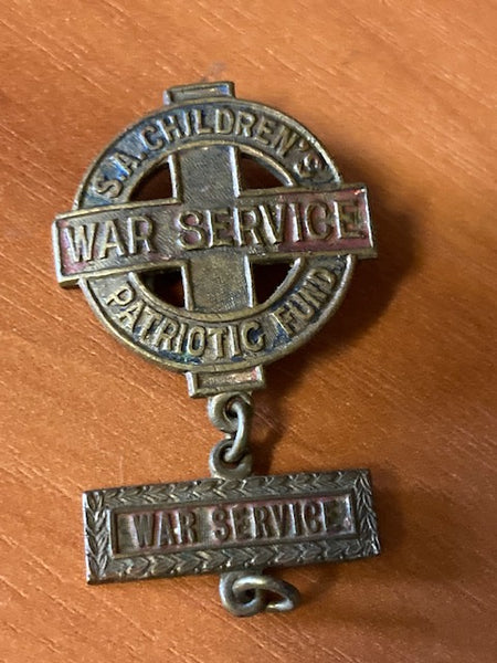 1917 - SA Children's War Service Fund Badge