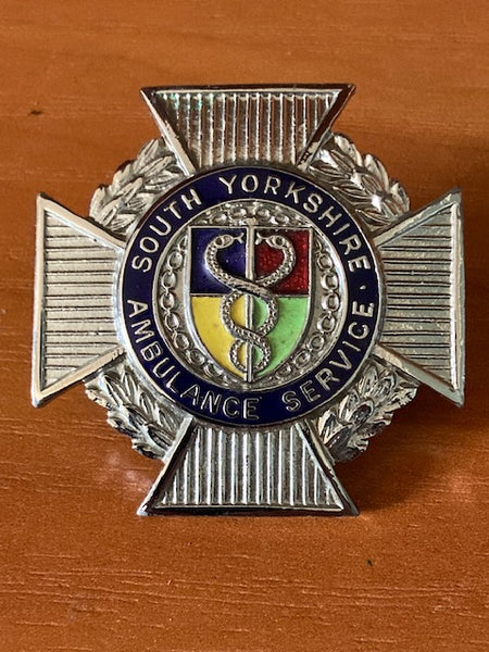 South Yorkshire Ambulance Service Enamel Cap Badge