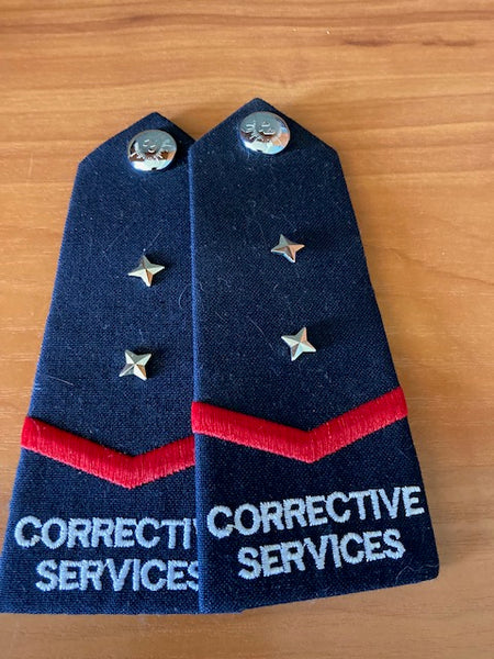 Queensland Corrective Services Shoulder Ranks