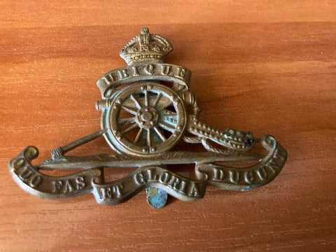 Royal Artillery Corps Cap Badge