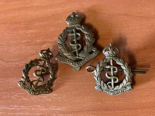 Royal Medical Corps Cap and Collar Badges