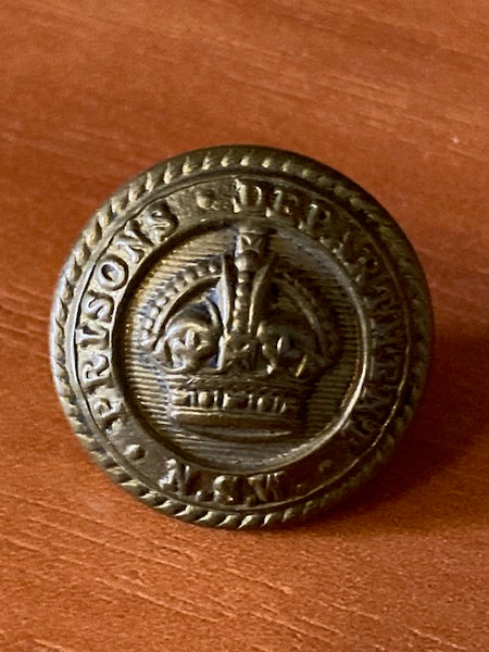 NSW Prisons Dept K/C Brass Button