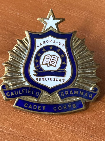 Caulfield Grammer Cadet Corps Cap Badge