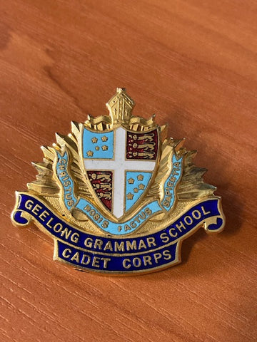 Geelong Grammar School Cadet Corps Cap Badge