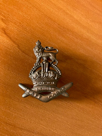 Australian Staff Corps Cap Badge