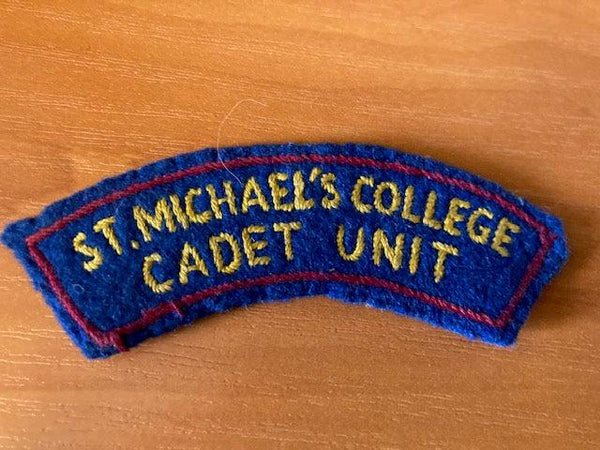 St Michael's College Cadet Unit Patch