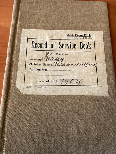 1917 - Cadet's Service Book