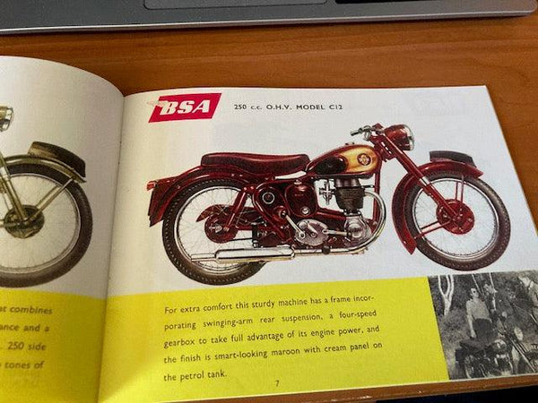 Reprint - 1956 BSA Catalogue