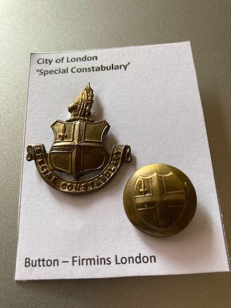 City of London Special Constabulary Badge & Button