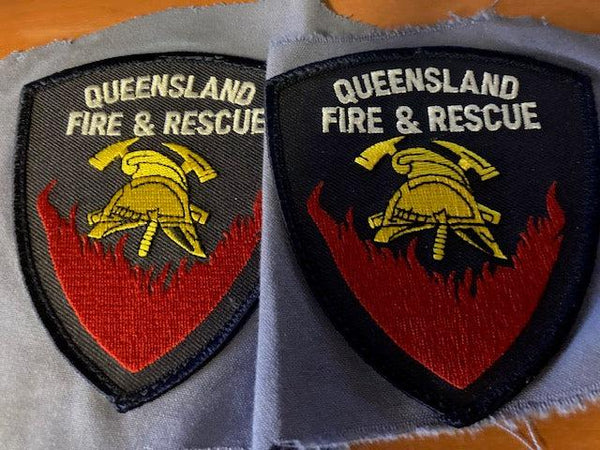 Queensland Fire & Rescue Patch Pair