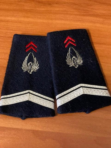 French - Sergeant Transport Branch Epaulette Pair