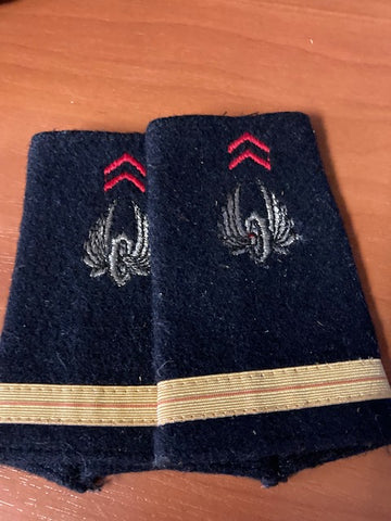 French Transport Branch Epaulette Pair