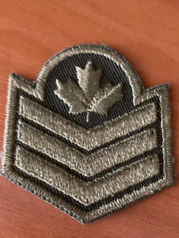 Canadian Army Sergeant Rank Patch