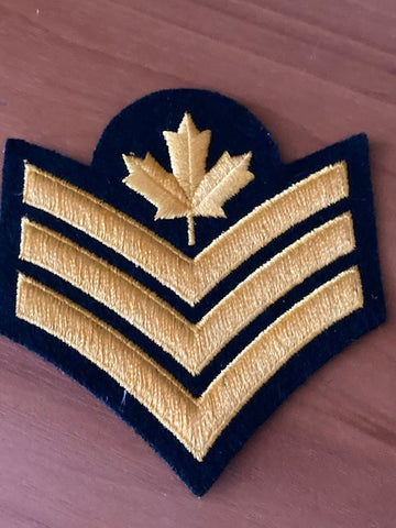 Canadian Army Sergeant Rank Patch