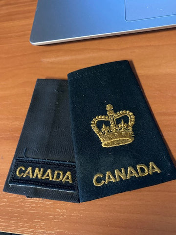 2 - Vintage Canadian Epaulettes