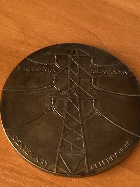 1934 - Victoria Centenary Medallion