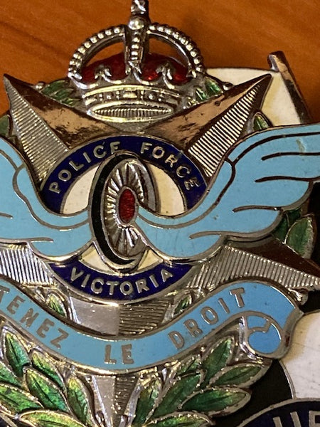 Scarce - Victoria Police Force  Motor Sports Club Car Badge