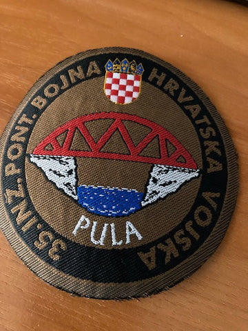 Croatia - 35th Engineering Pontoon Batt Patch