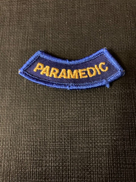 Paramedic Shoulder Title