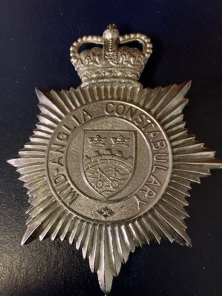 Mid - Anglia Constabulary Helmet Plate